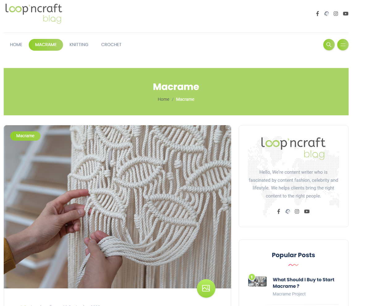 Blog Loop'ncraft